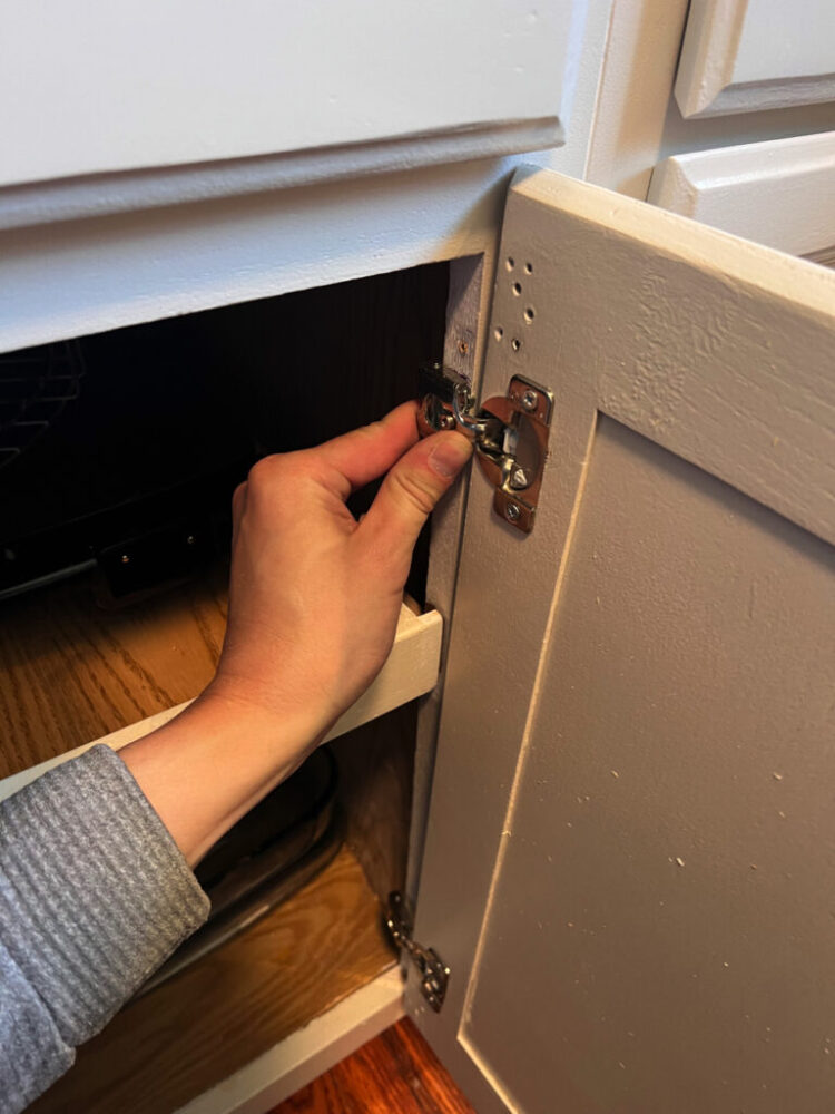 How to Install Hidden Hinges on Older Cabinets - Full Hearted Home