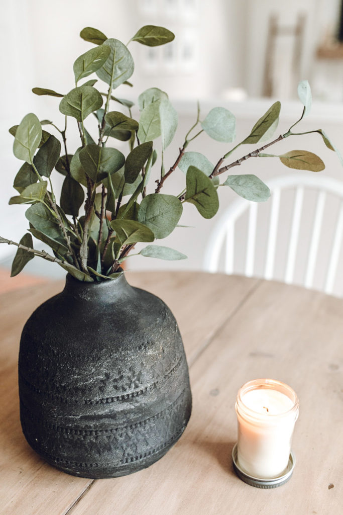 diy aged vase
