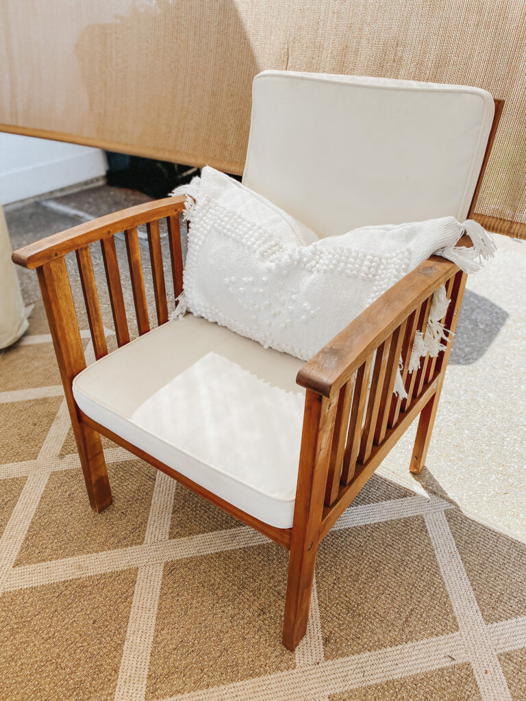 refinish outdoor wooden furniture