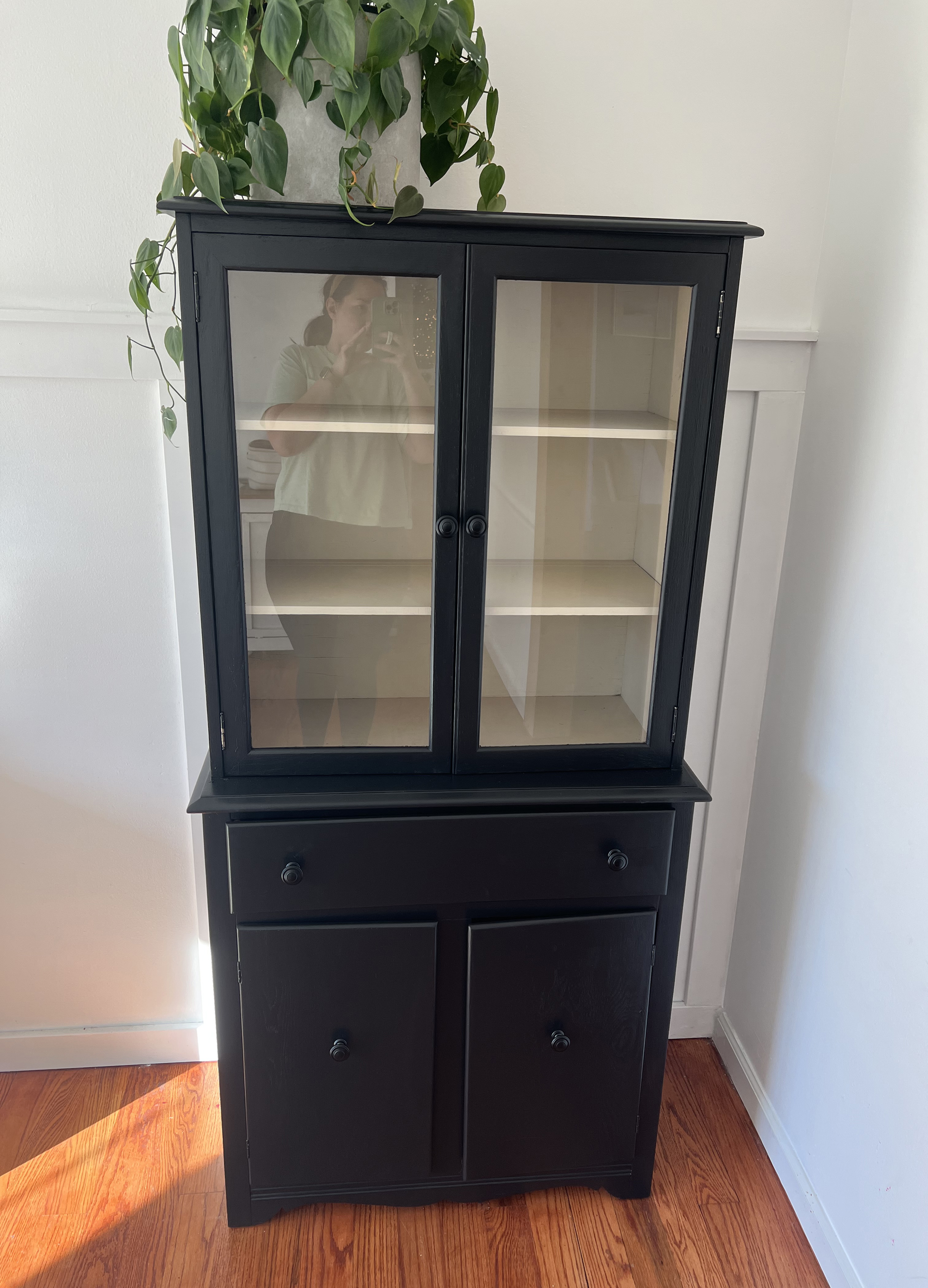 painted hutch