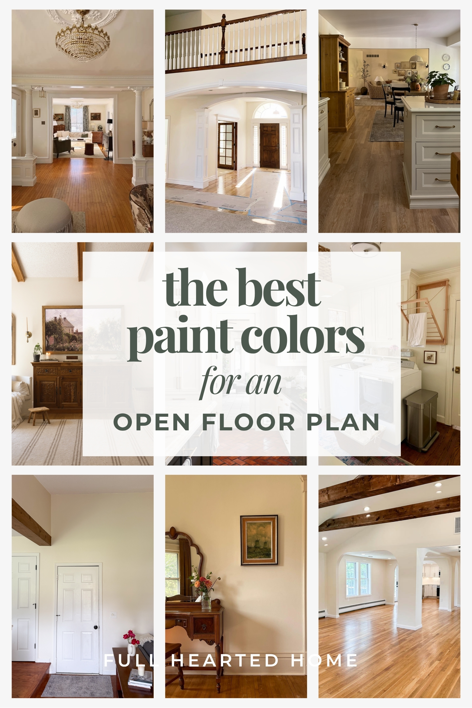 best paint colors for an open floor plan