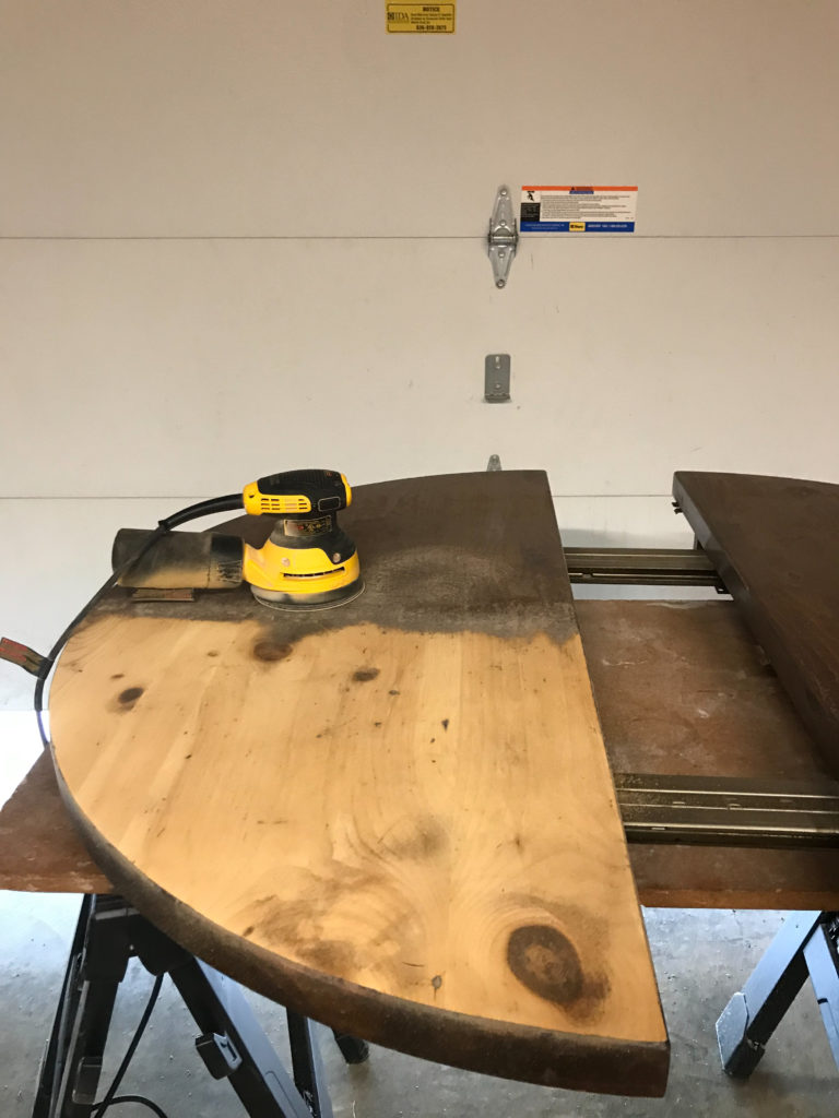 how to refinish a table
