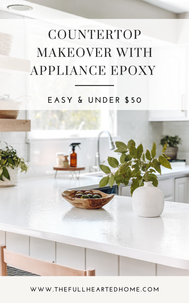 Easy DIY Epoxy Countertops  Step by Step Guide - Full Hearted Home