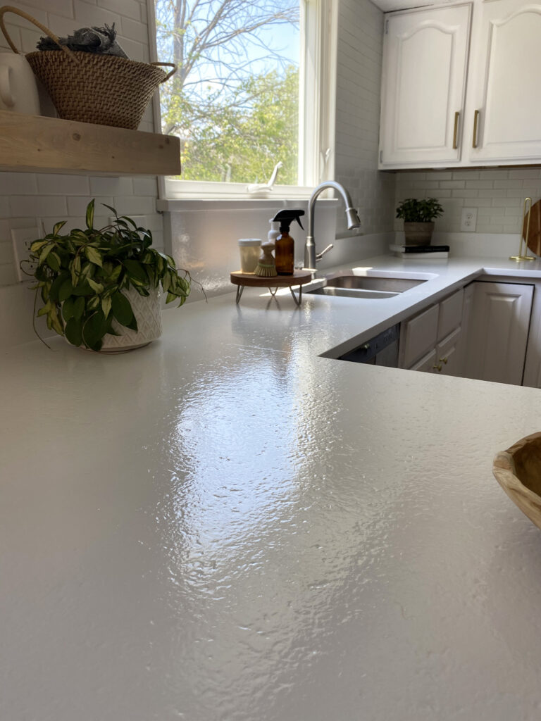 6 Month Update, Painting Countertops with Rustoleum Appliance Epoxy