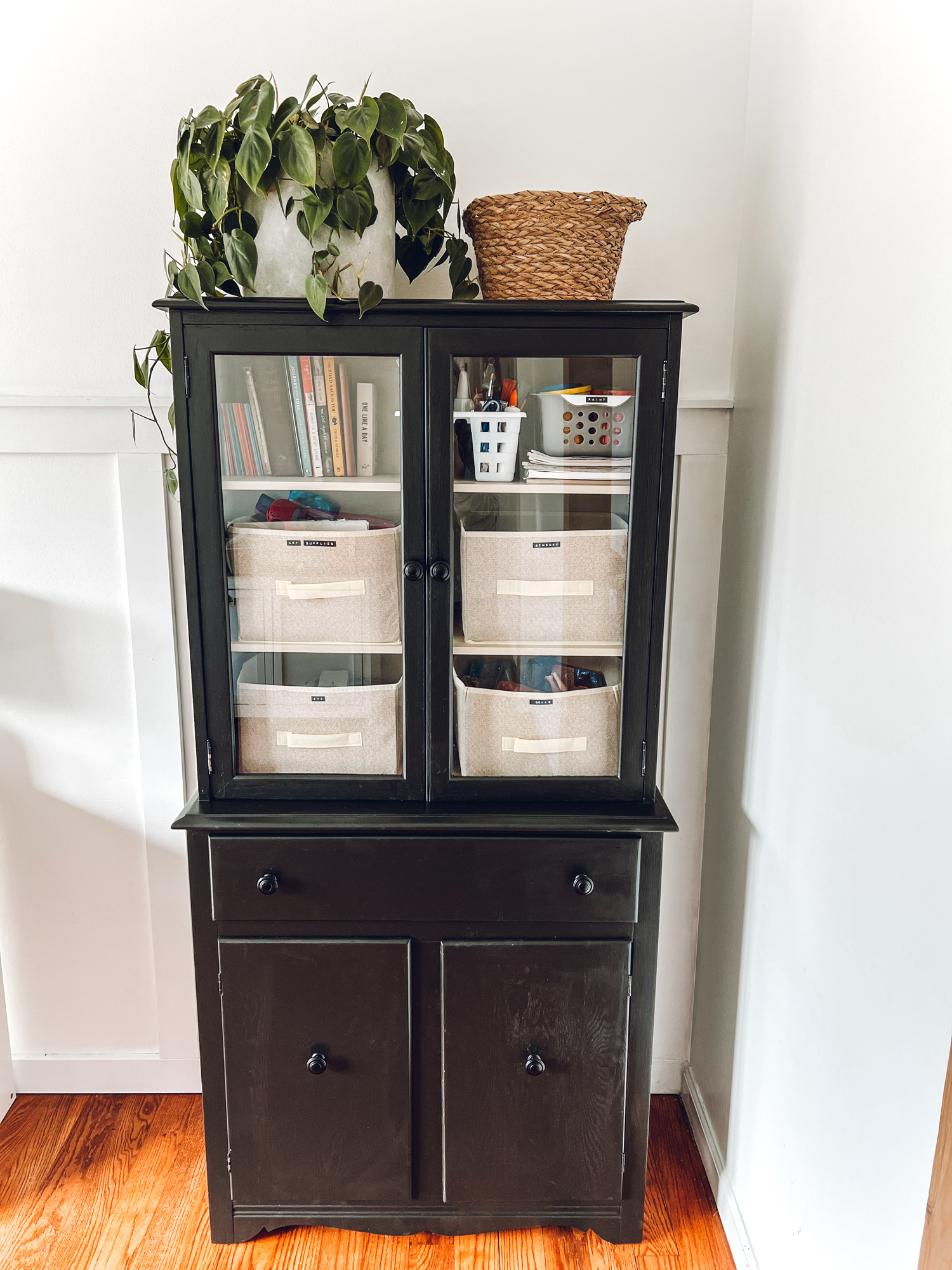 How to Repurpose an Old China Cabinet or Hutch