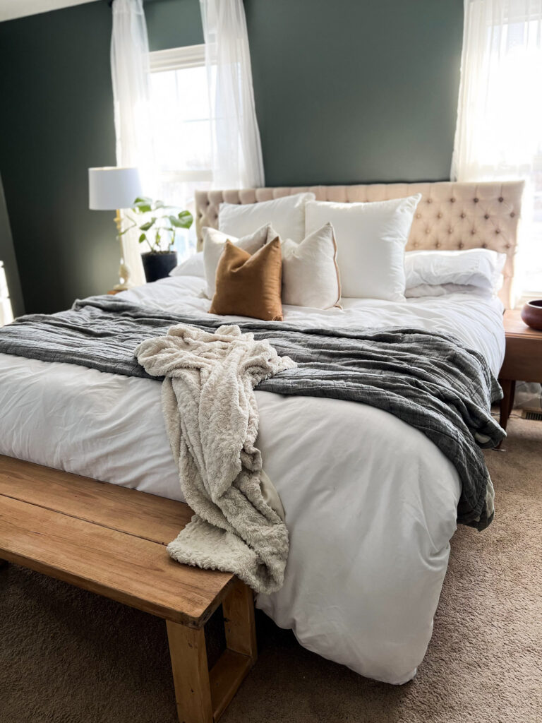 moody dark green paint color