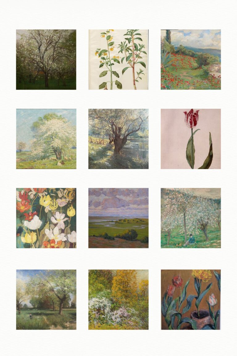 Free Downloadable Vintage Art Prints for Spring