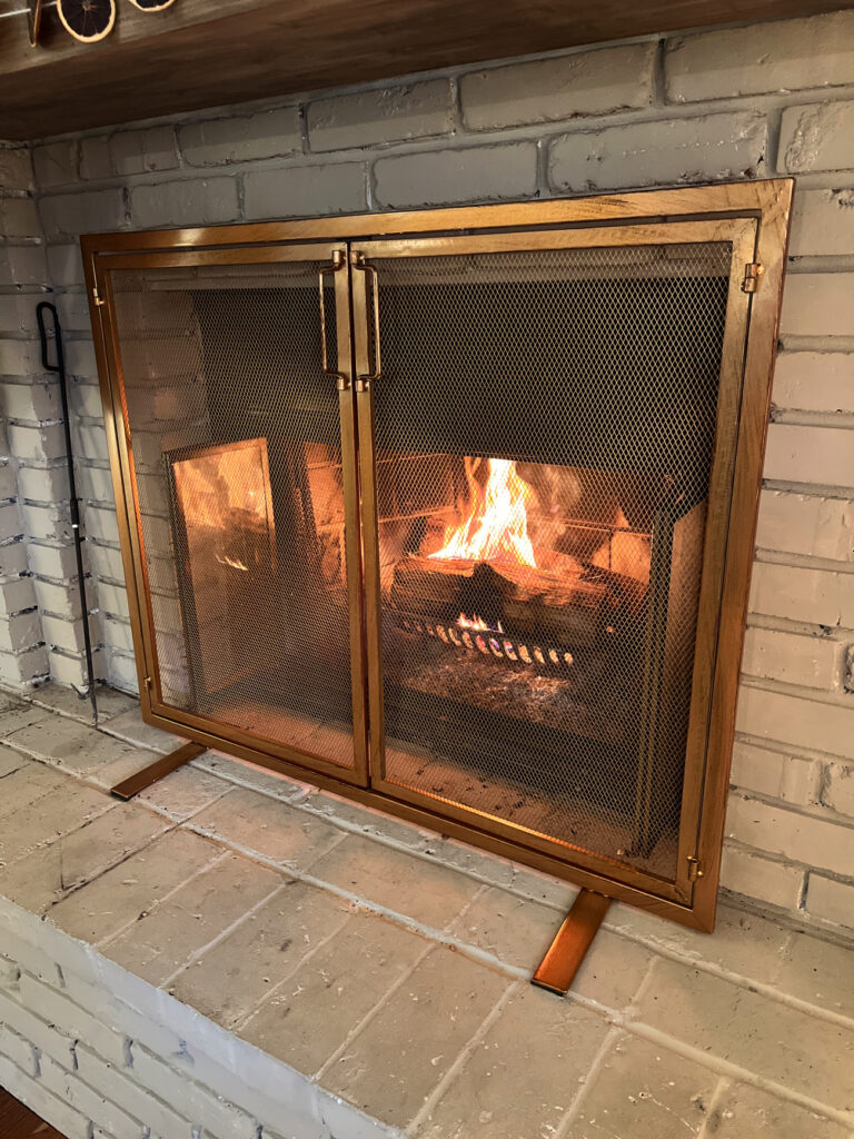 Affordable Brass Fireplace Screen