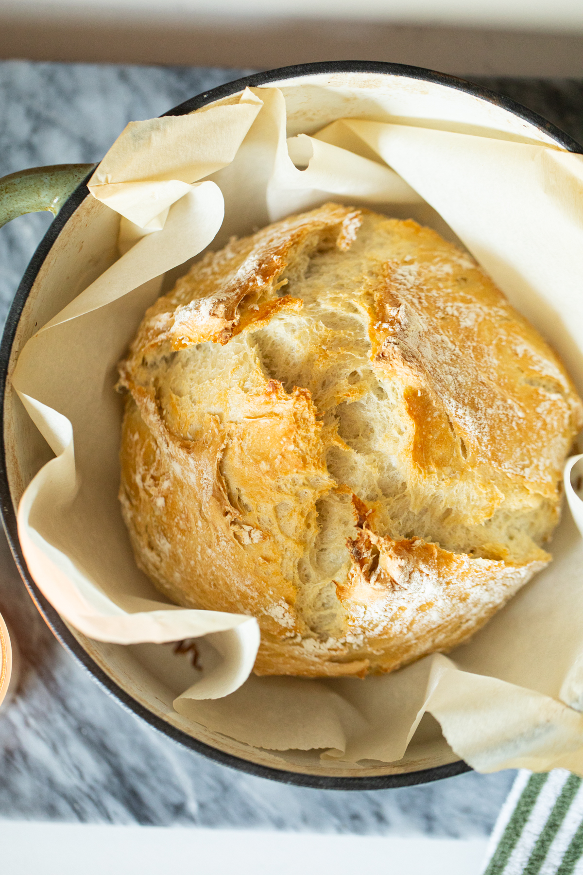 The Easiest Dutch Oven Bread Recipe (No Knead!) - Full Hearted Home