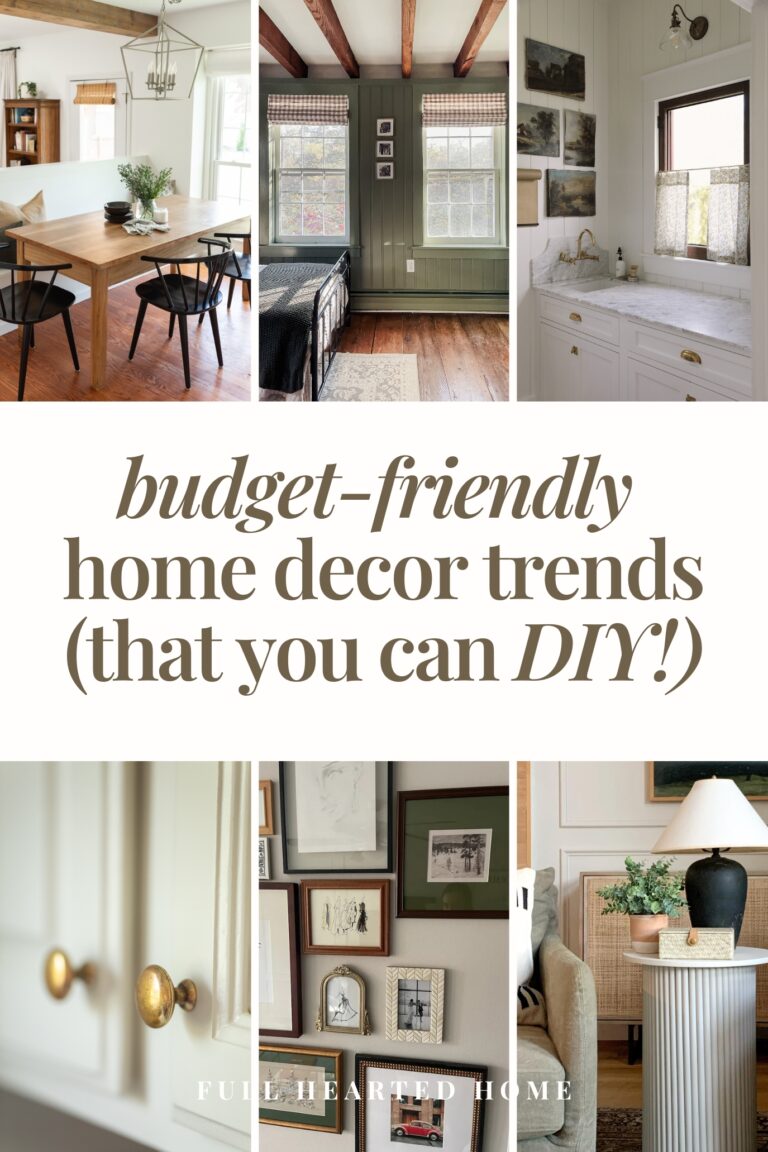 10 Budget-Friendly Home Trends You Can DIY