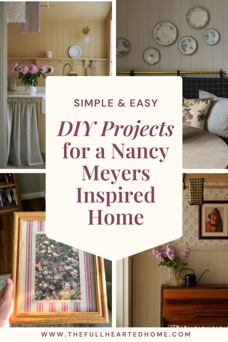 Simple DIY Projects for a Nancy Meyers Inspired Home