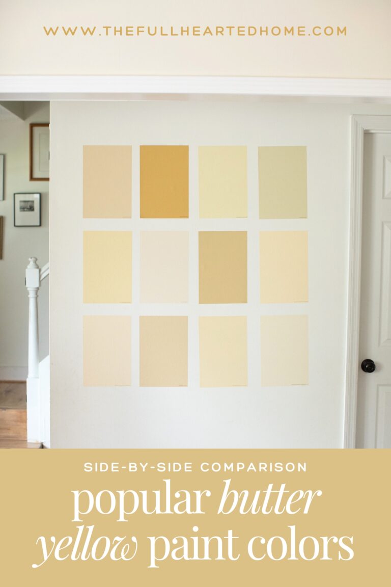 Popular Butter Yellow Paint Colors